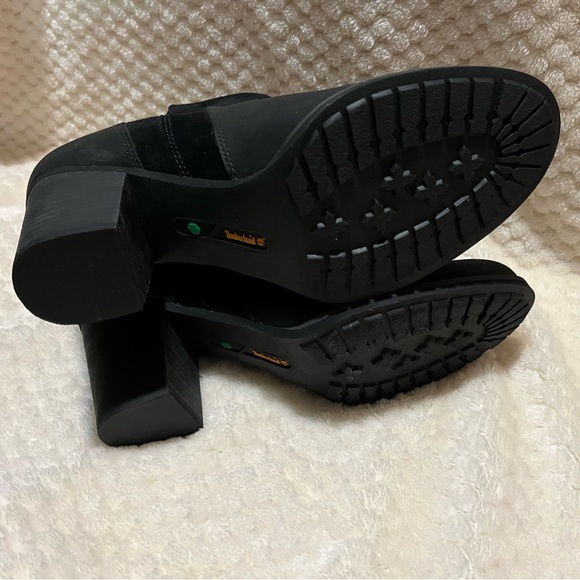 TIMBERLAND MISSES CHELSEA SUEDE ANKLE BOOTS SIZE 8.5 BLACK. NEW! - Picture 4 of 4